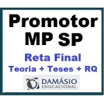 COMBO Reta Final MP SP PROMOTOR - Teoria + Teses + Questões (DAMÁSIO 2019) Promotor Ministério Público de São Paulo